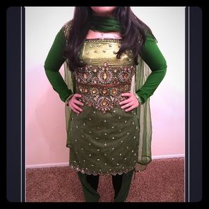 Indian dress anarkali salwar kameez punjabi